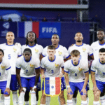 Le onze français qui a débuté la rencontre face au Portugal pour l'Euro Espoir.