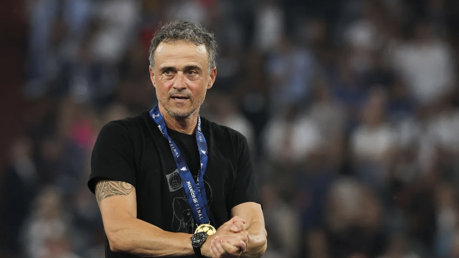 Luis Enrique, entraîneur du PSG