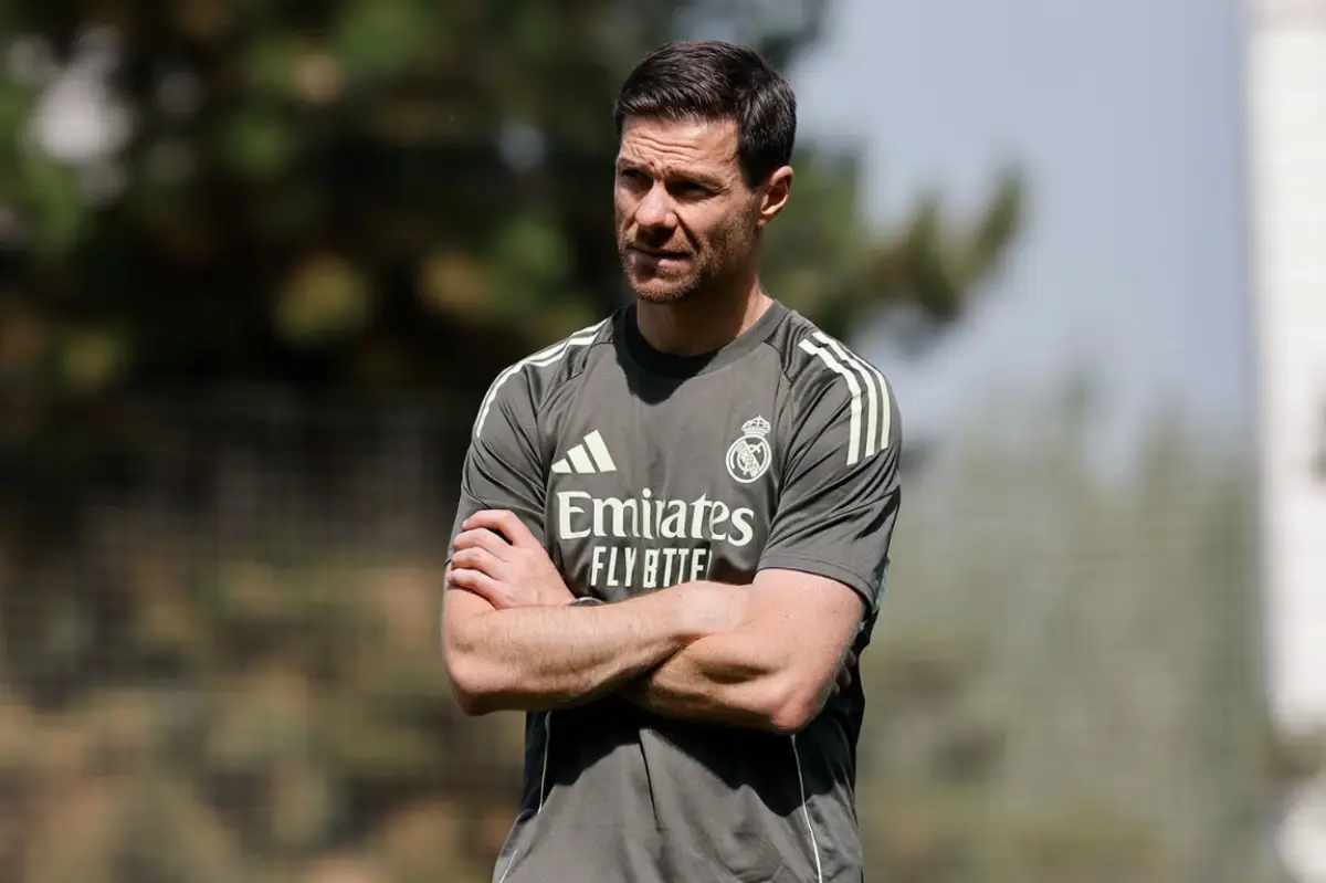 Xabi Alonse à l'entraînement